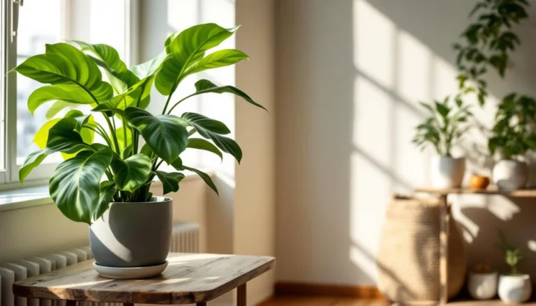 A planta de interior que purifica o ar e sobrevive sem luz solar direta