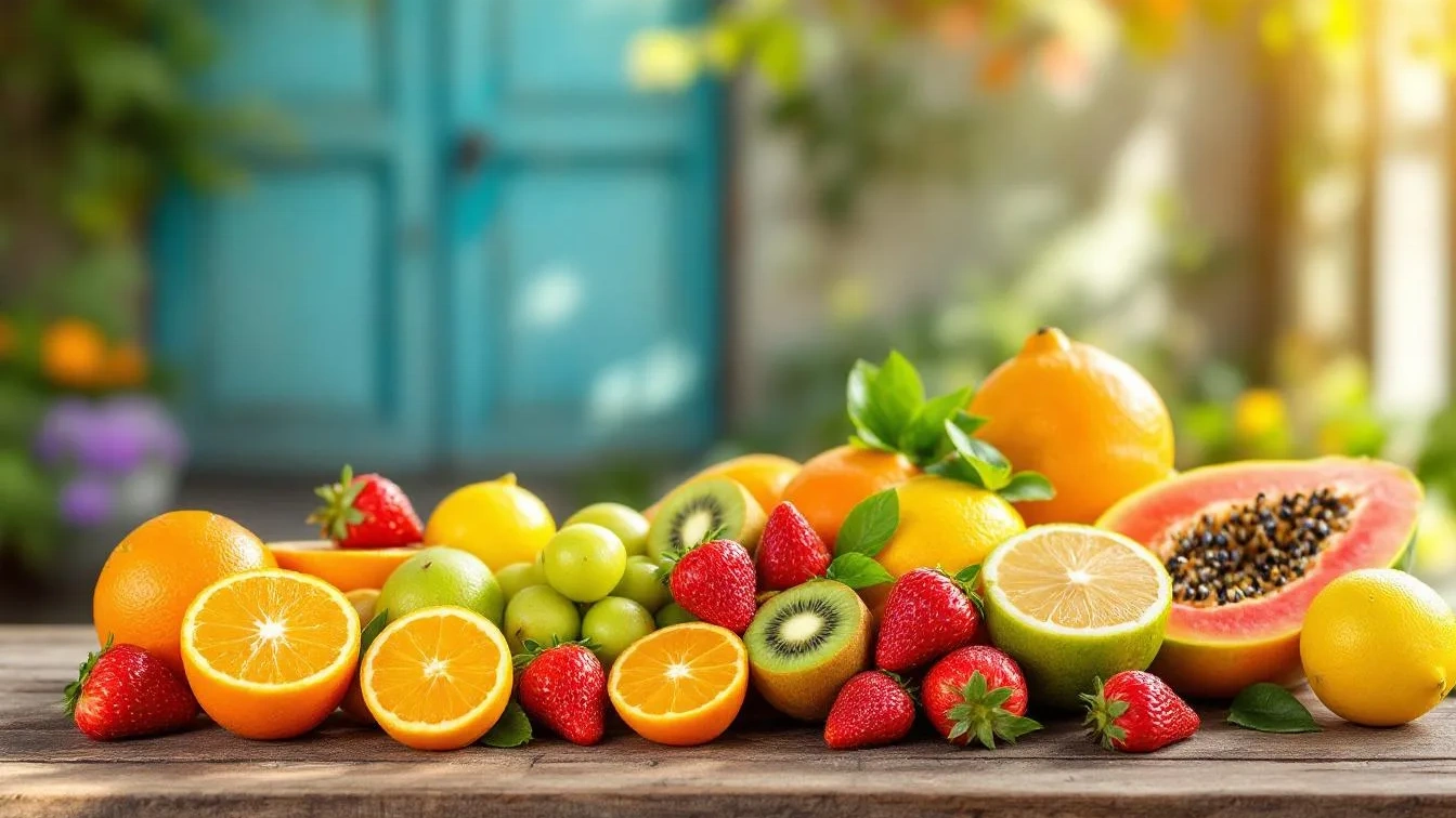 As frutas ricas em vitamina C que estimulam a produção de colagénio
