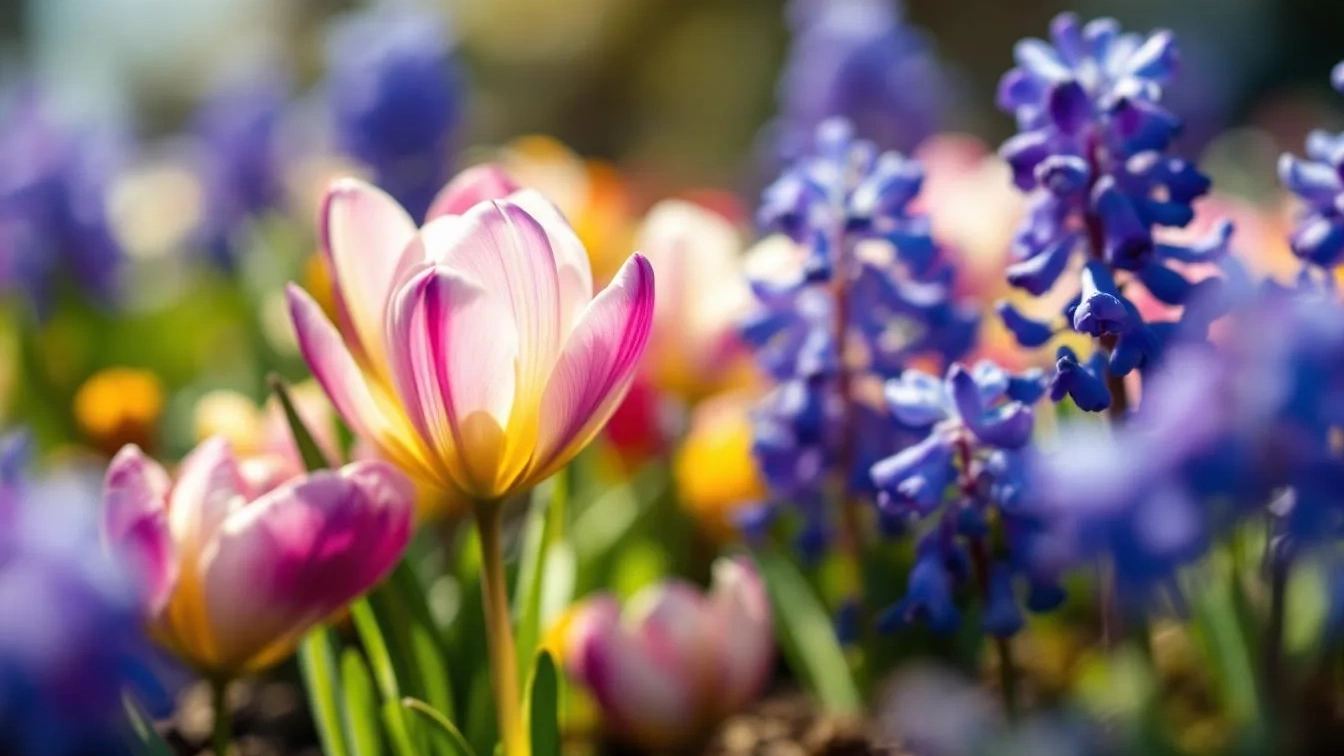 As plantas que trazem cor ao jardim no início da primavera