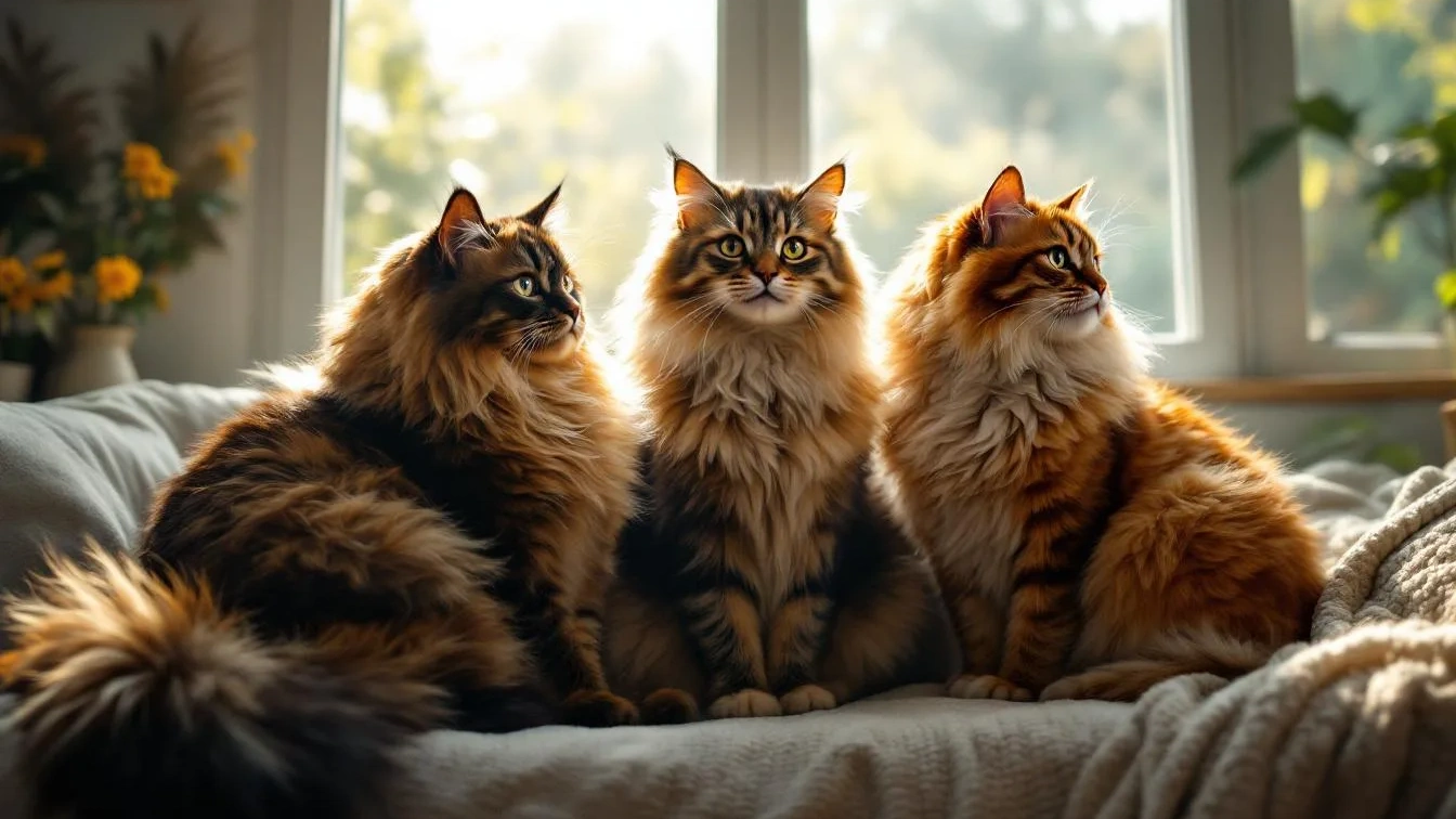 As raças de gatos que atingem tamanhos surpreendentes