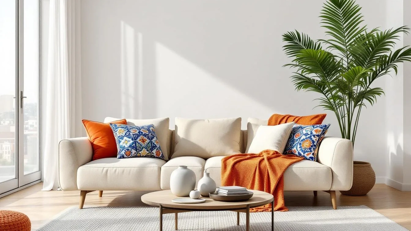 Como decorar a sua sala sem capas de sofá, segundo um designer