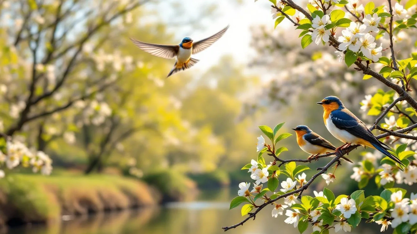 Como identificar aves migratórias no início da primavera