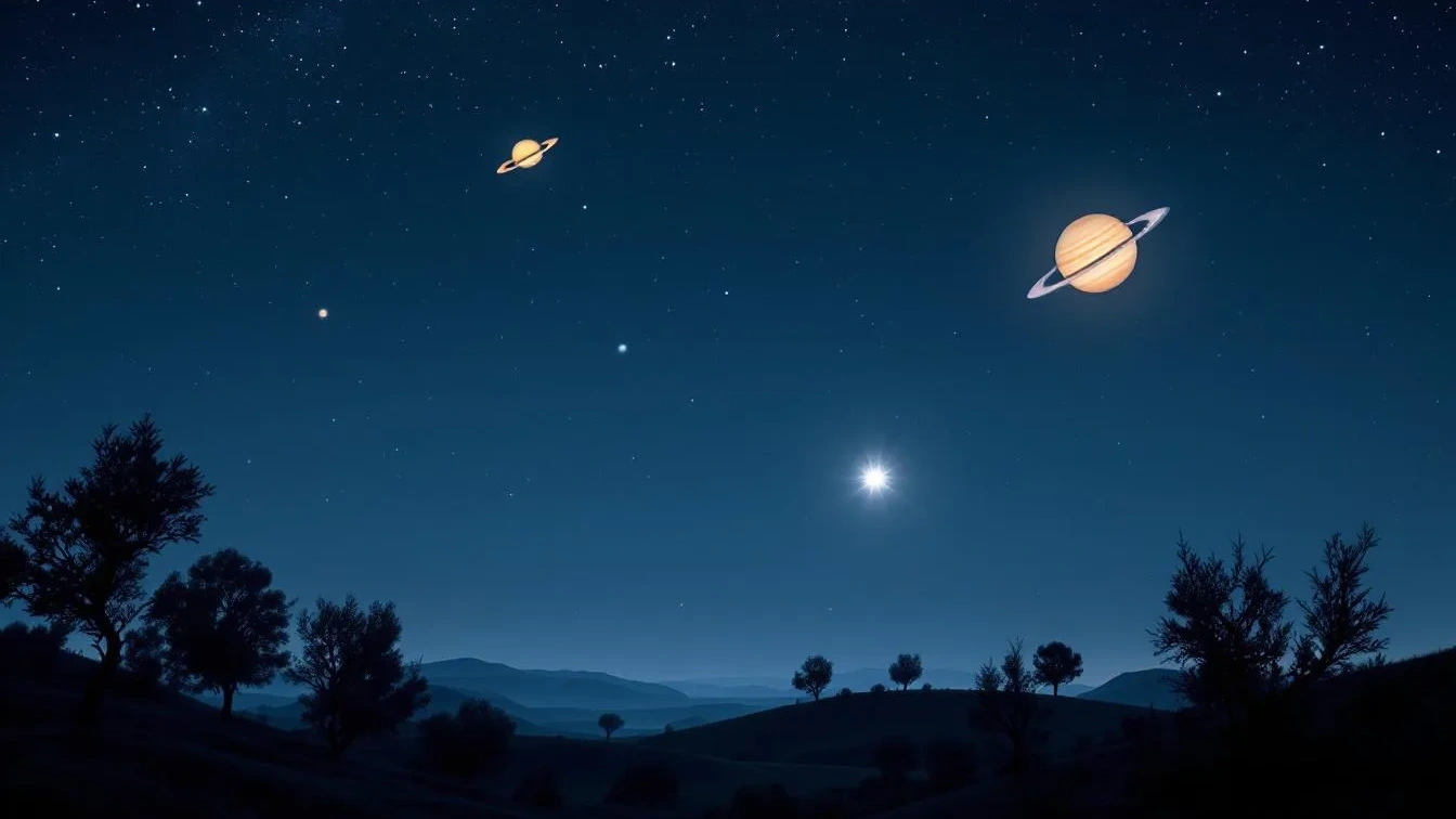 Como identificar os planetas visíveis a olho nu no céu noturno