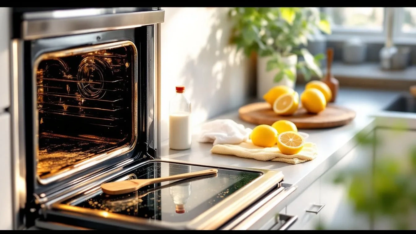 Como limpar gordura incrustada do forno sem produtos químicos