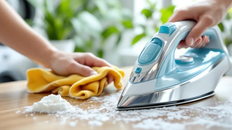 Como limpar o ferro de passar sem produtos químicos agressivos