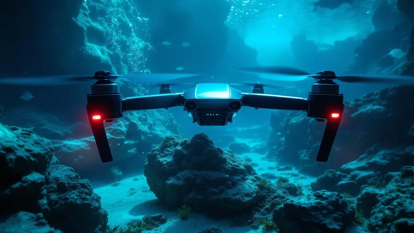 Como os drones subaquáticos exploram profundidades extremas