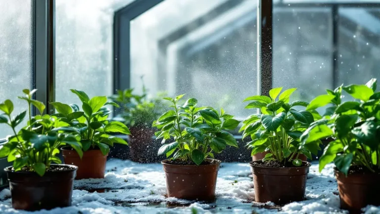 Como regar plantas de estufa no inverno sem apodrecer as raízes