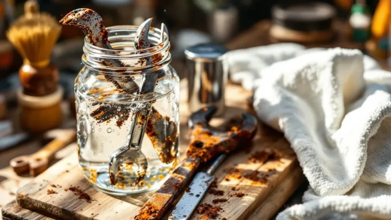 Como remover ferrugem de ferramentas antigas com vinagre