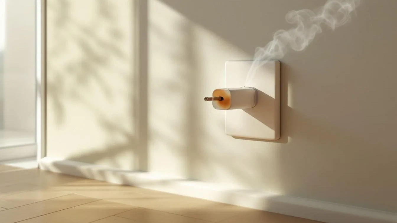 Deixei o carregador na tomada sem telemóvel e isto aconteceu