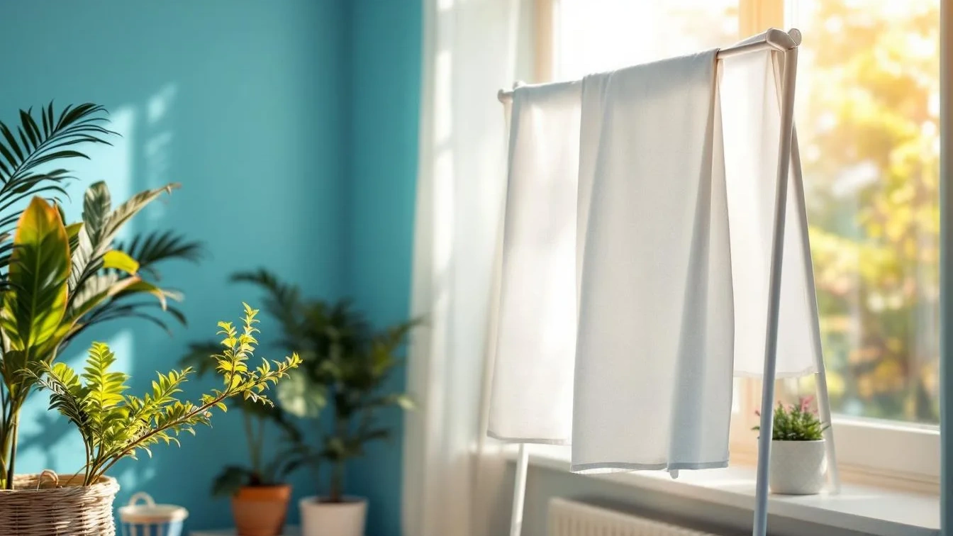 Nem ao ar livre, descubra porque secar roupa de cama dentro é melhor