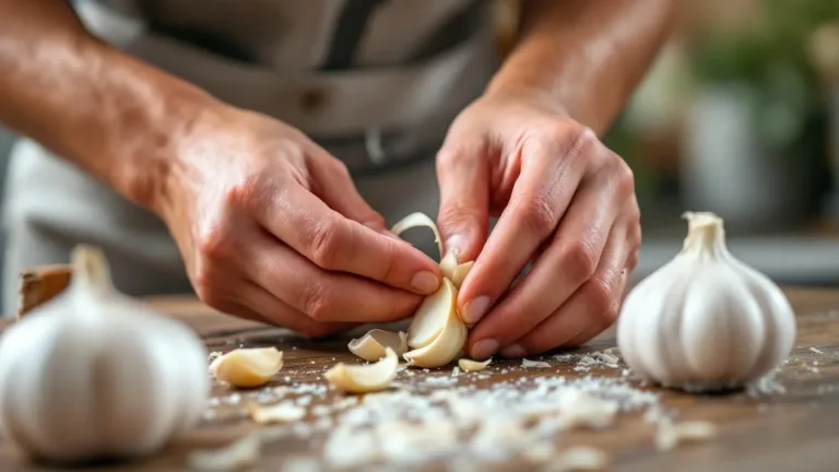 Nem faca nem prensa, esta dica descasca alho em segundos