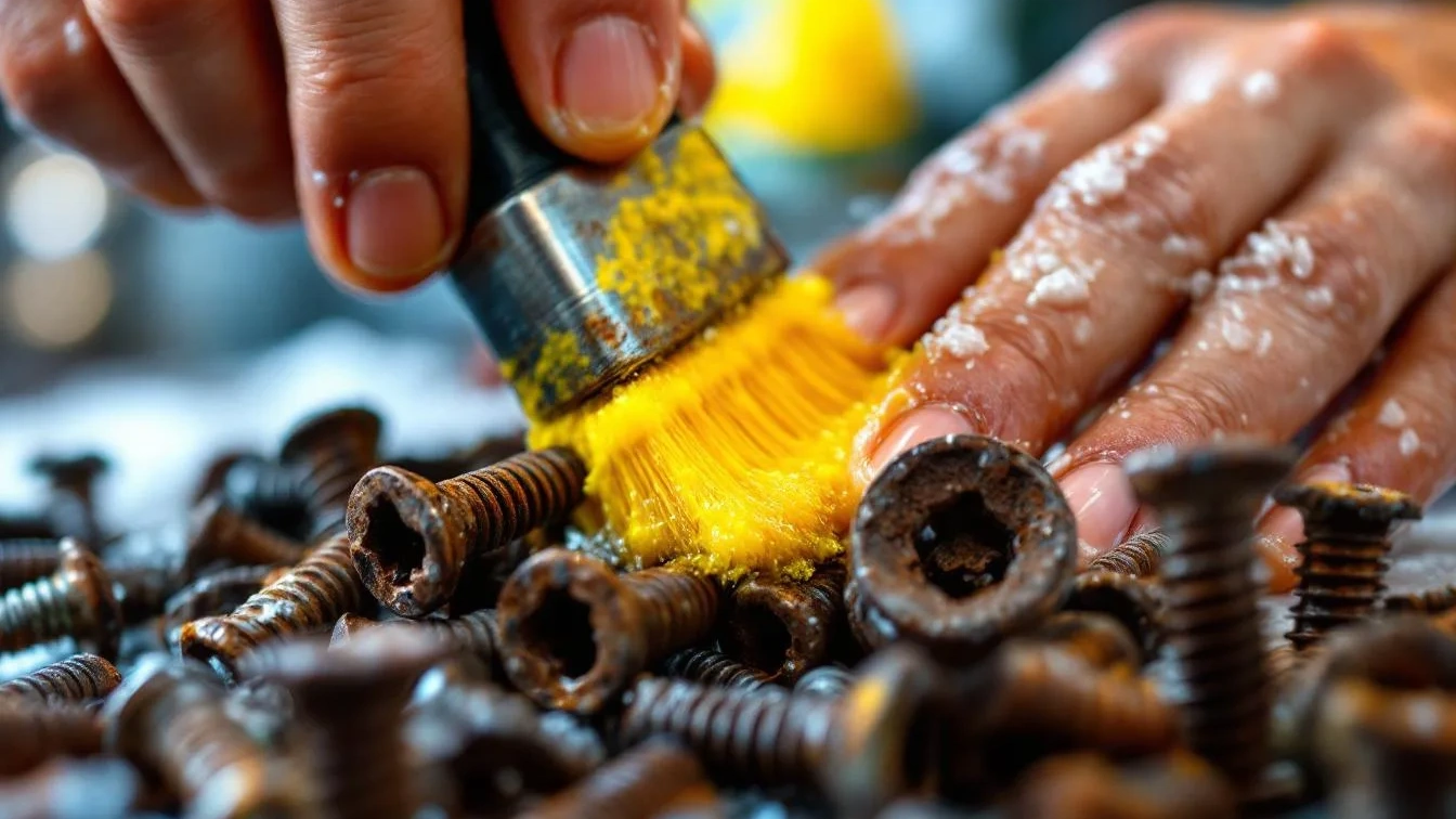 Nem óleo nem vinagre, esta dica com sabão surpreende em parafusos enferrujados