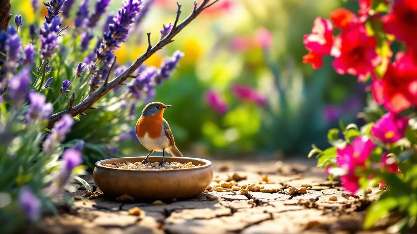 Nem sementes nem água, este erro afasta os pisco-de-peito-ruivo do jardim