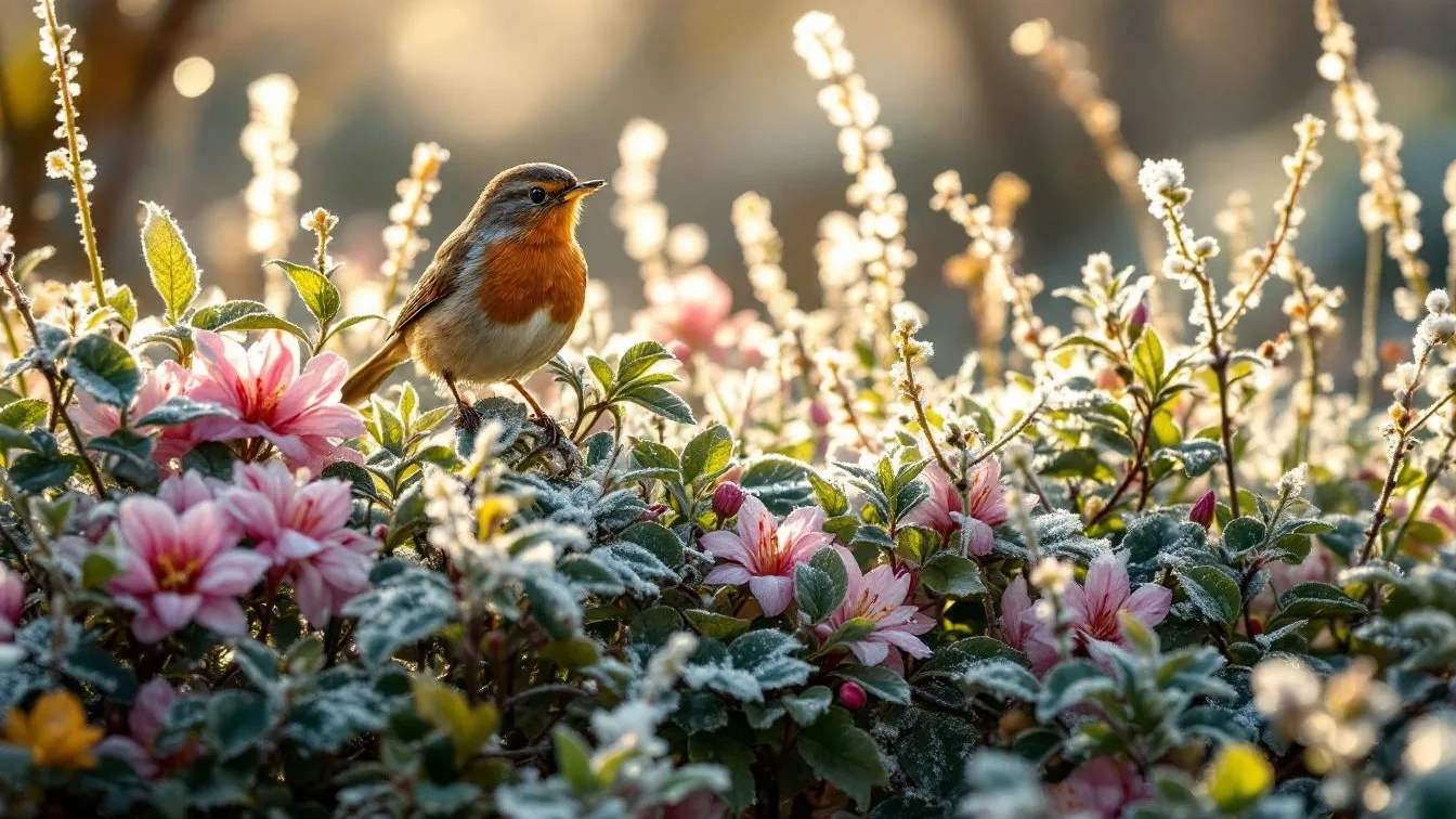 Nem sementes nem migalhas, estas plantas de inverno atraem aves