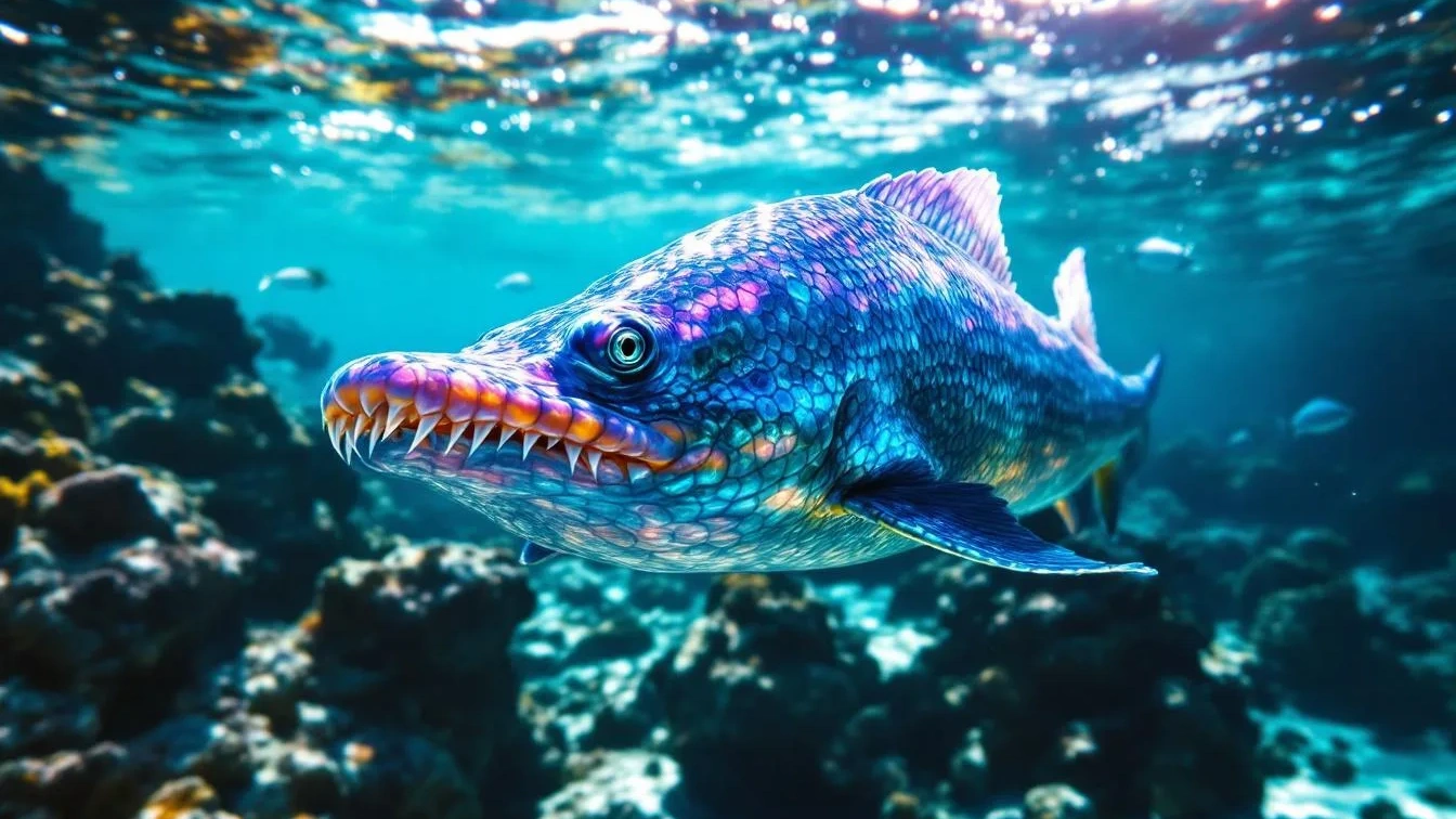 Nem tubarão nem polvo, este predador raro surpreende pescadores