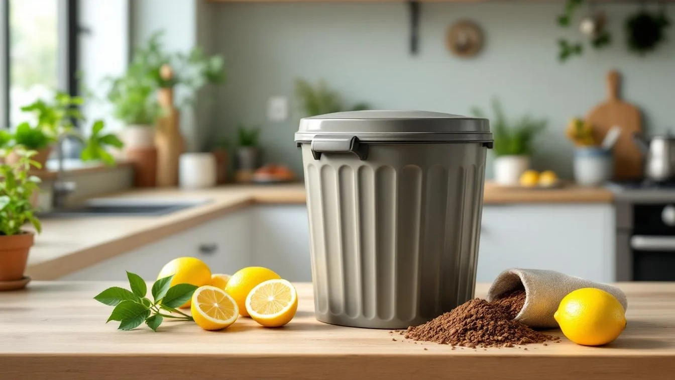 O truque natural para eliminar odores do caixote do lixo