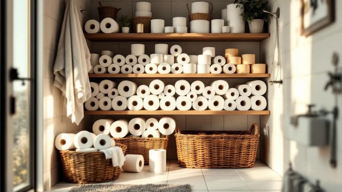 Por que cada vez mais pessoas guardam rolos de papel higiénico