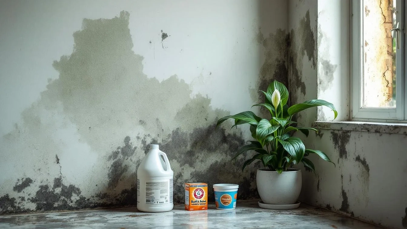 Porque a lixívia agrava o problema da humidade e o que usar em vez dela