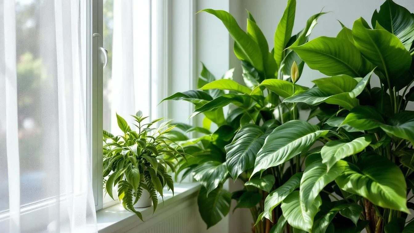Porque algumas plantas de interior eliminam humidade e bolor em casa