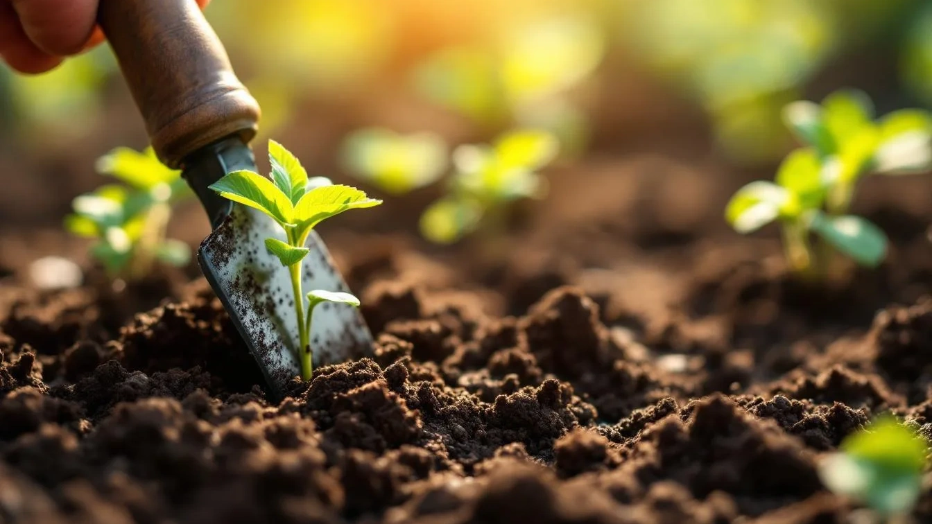 Porque deve desinfetar o solo antes de plantar, segundo um jardineiro