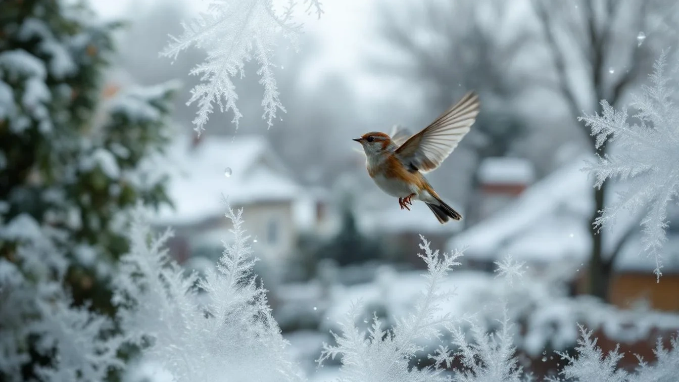 Porque um pássaro bate à janela no inverno e o que isso significa