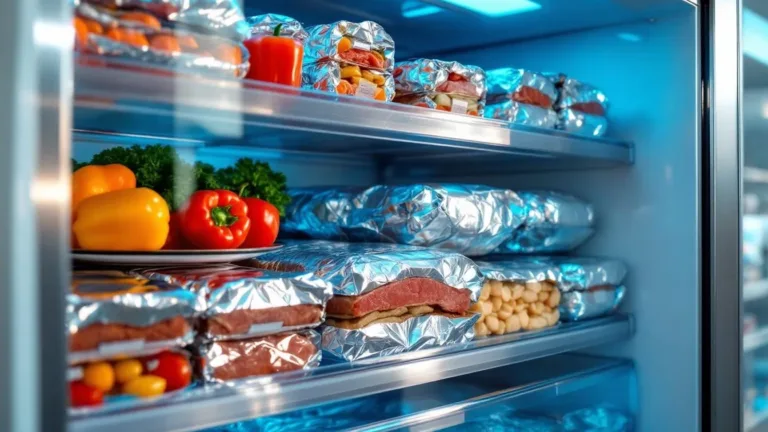 Porque usar folha de alumínio no congelador facilita o armazenamento