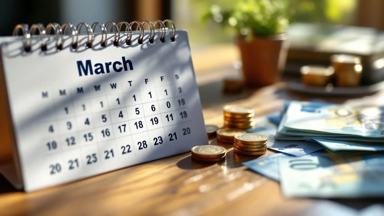 Segurança Social: Confira o calendário completo de pagamentos para março. Saiba quando recebe