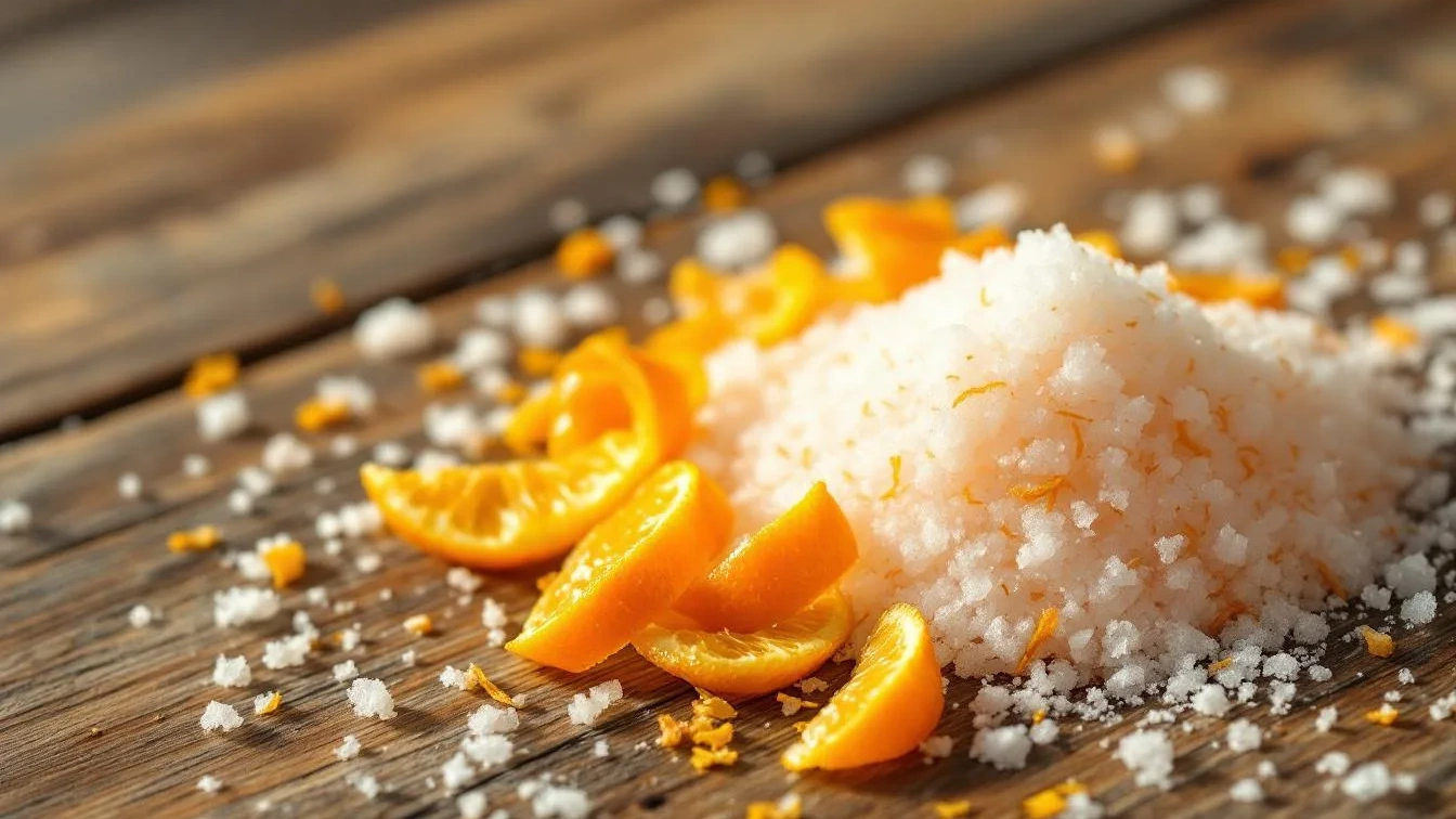 Um chef revela porque deve misturar sal e cascas de laranja