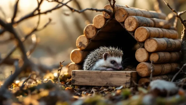 Um truque com rolhas que ajudou muitos ouriços a sobreviver este inverno